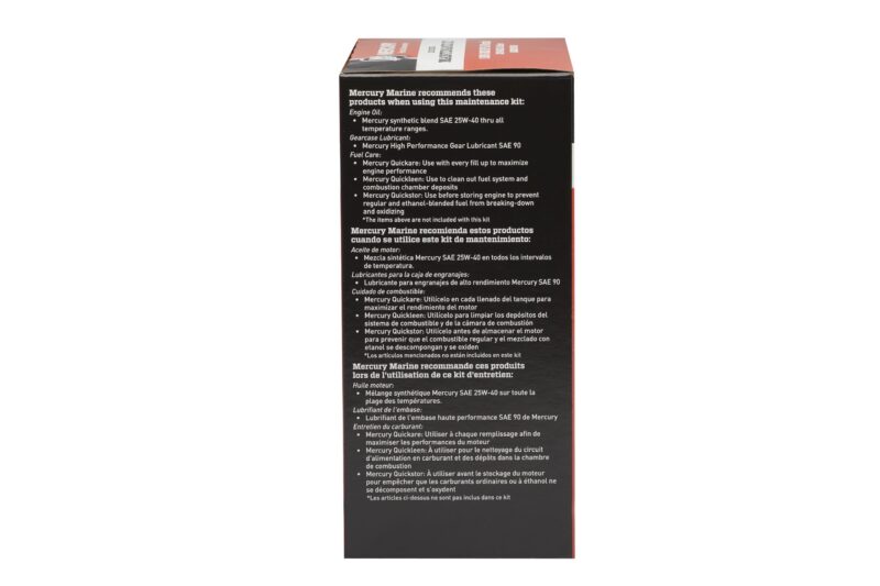 200 hp through 300 hp L6 Verado EFI FourStrokes serial number 2B144122 & below.SERV KIT-100 HRS (8M0097858) - Image 2