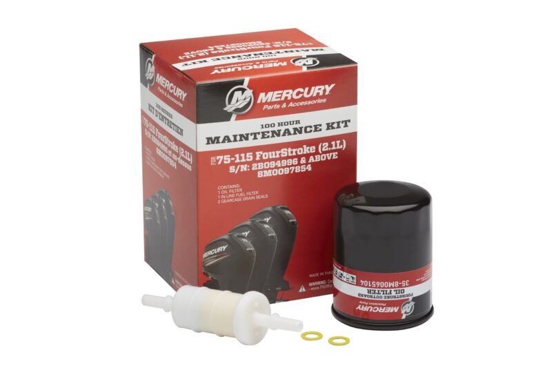 75-115HP (2.1L) EFI FourStroke SERV KIT-100 HRS (8M0097854)