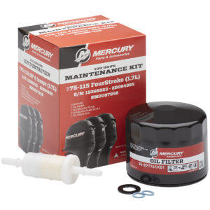 75 through 115HP EFI FourStrokes - S/N: 1B366823 - 2B094995 SERV KIT-100 HRS (8M0097856)