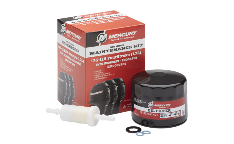 75 through 115HP EFI FourStrokes - S/N: 1B366823 - 2B094995 SERV KIT-100 HRS (8M0097856)