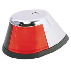 Quintrex Port Horizontal Mount Chrome Nav Light - Red