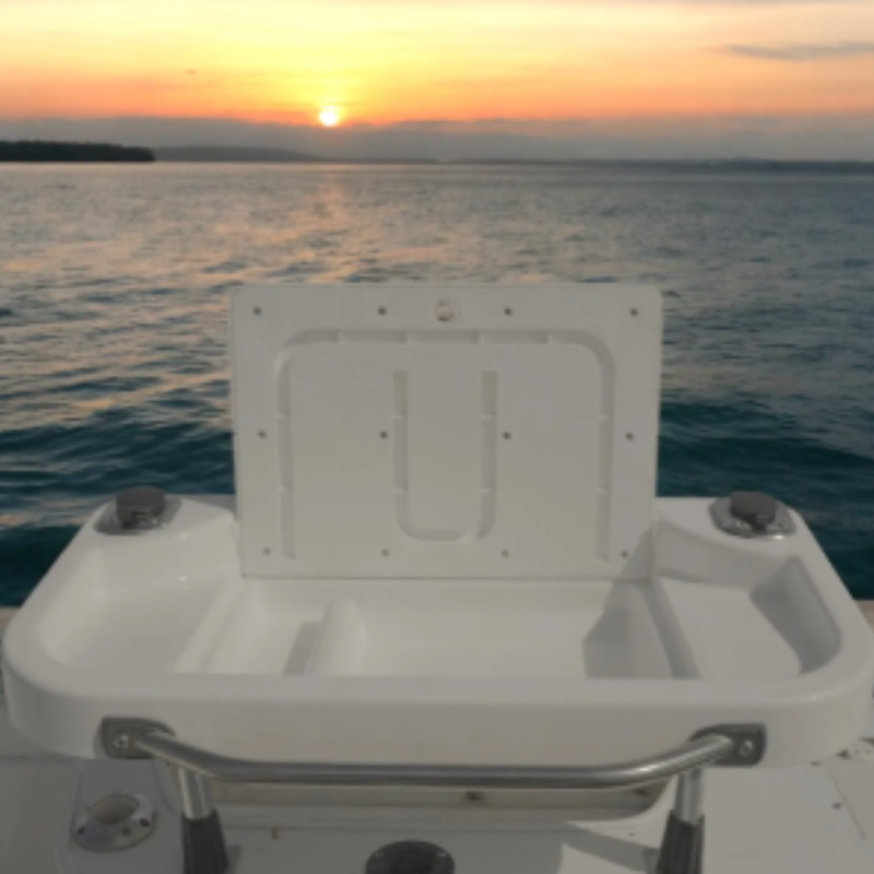 Oceansouth Deluxe Bait & Fillet Table with Rod Holders - Image 2