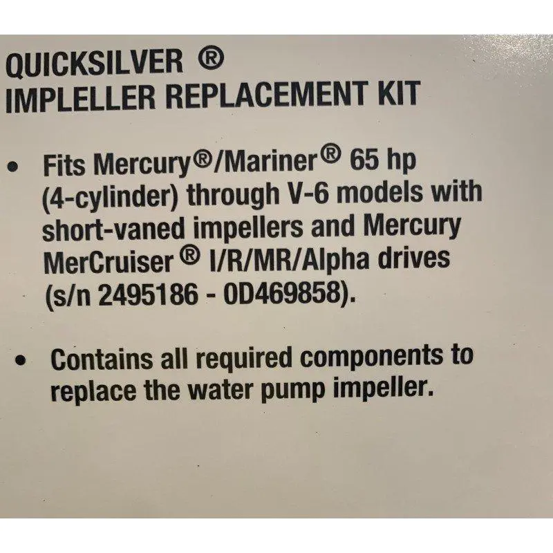 REPAIR KIT-W/P (89984Q5) - Image 2