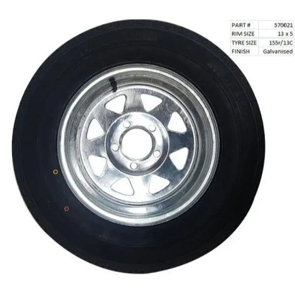 Galvanised Wheel & Tyre (13")