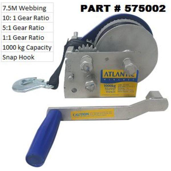 Winch with Webbing