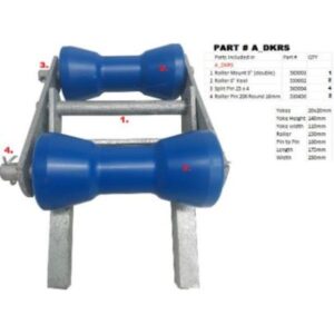 Double Keel Roller Assembly