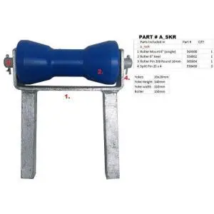 Single Keel Roller Assembly