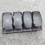 Quintrex 4 Gang Set of Rocker Switches