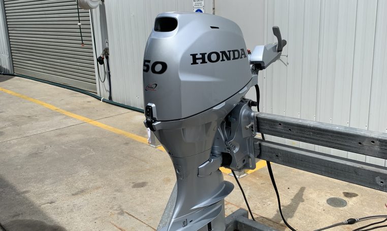 2018 Honda 50hp Four Stroke Big Tiller Brisbane Marine