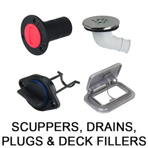 Scuppers, Drains, Plugs & Deck Fillers