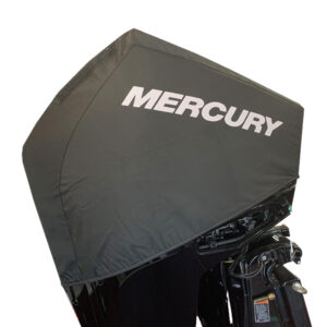 Genuine Mercury Custom V6 & V8 FourStroke Black Vented Outboard Covers