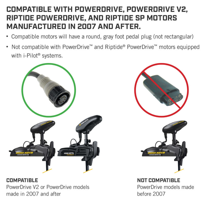 MINNKOTA FOOT PEDAL PD SP TO SUIT 2007 ONWARDS INCLUDING BT - Image 2