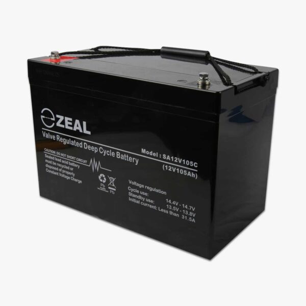 Zeal AGM 12V Deep Cycle Battery