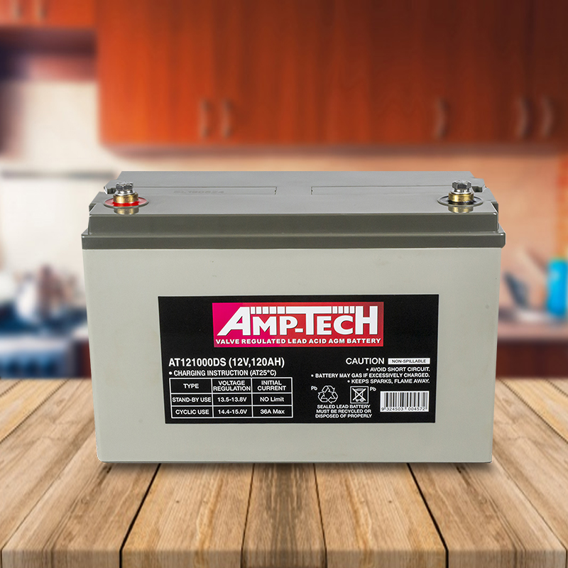 Pinpoint Gøre klart Identitet AmpTech 120AMP AGM Deep Cycle Battery - Brisbane Marine