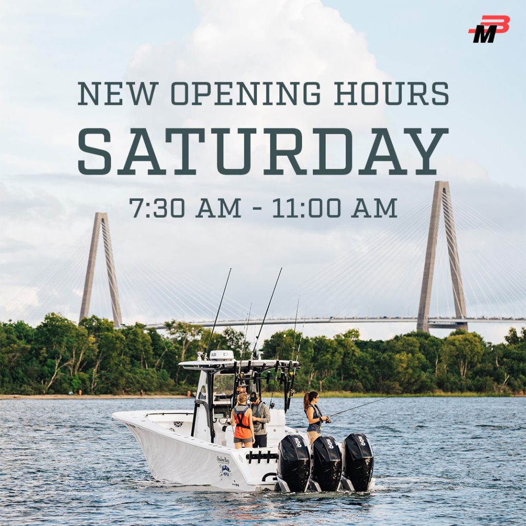 NEW SATURDAY OPENING HOURS!