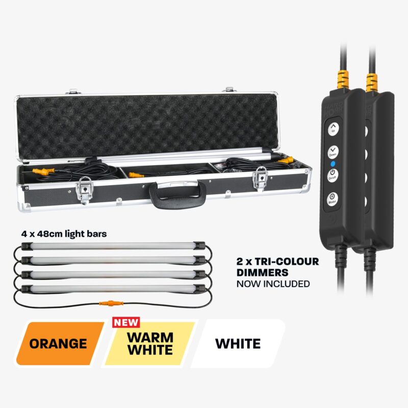 Hardkorr Bar Tri-Colour LED Camp Light Kit with Diffusers - Image 2
