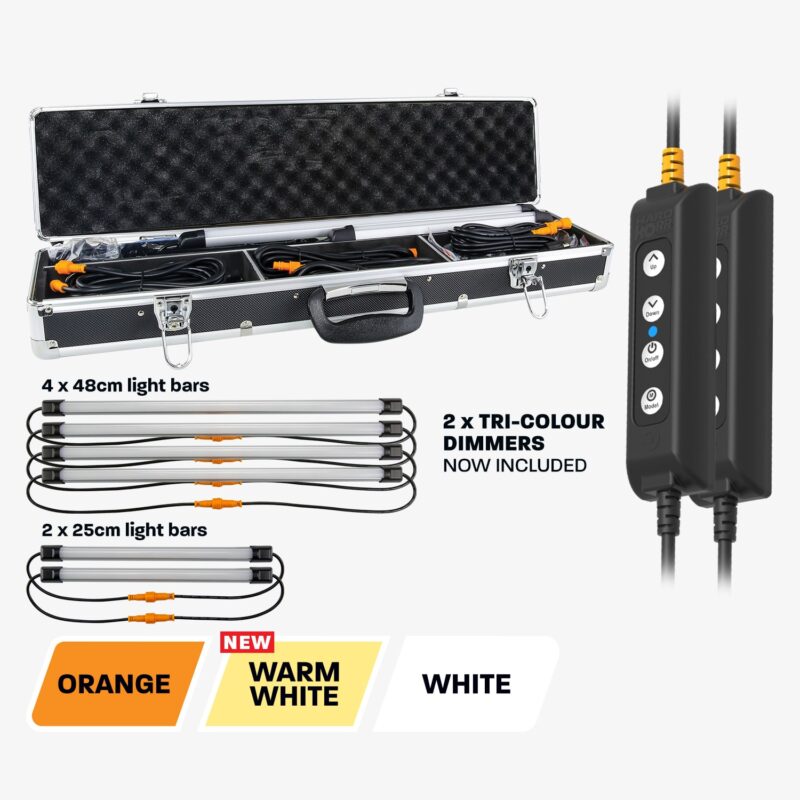 Hardkorr Bar Tri-Colour LED Camp Light Kit with Diffusers - Image 3