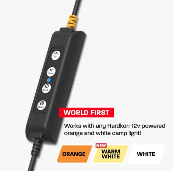 Hardkorr Push-Button Tri-Colour Dimmer for LED Camp Lights