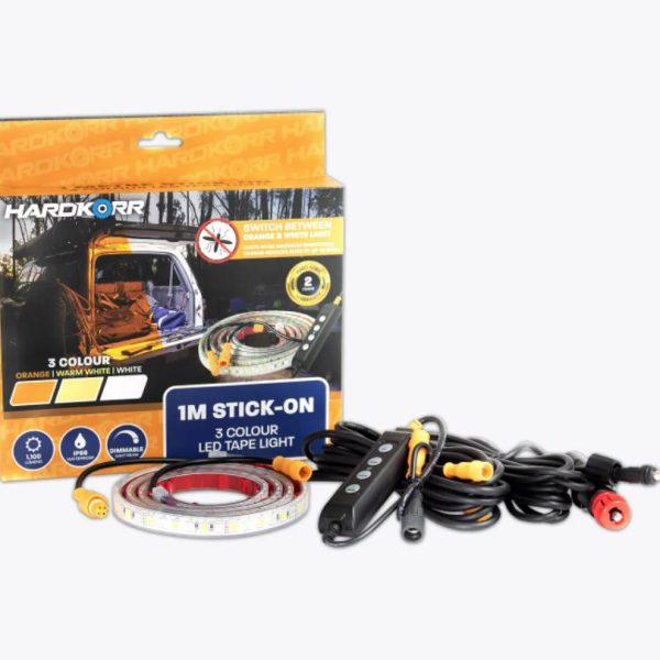 Hardkorr 1M Stick-On Tri-Colour Flexible LED Tape Light
