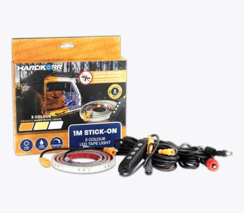 Hardkorr 1M Stick-On Tri-Colour Flexible LED Tape Light