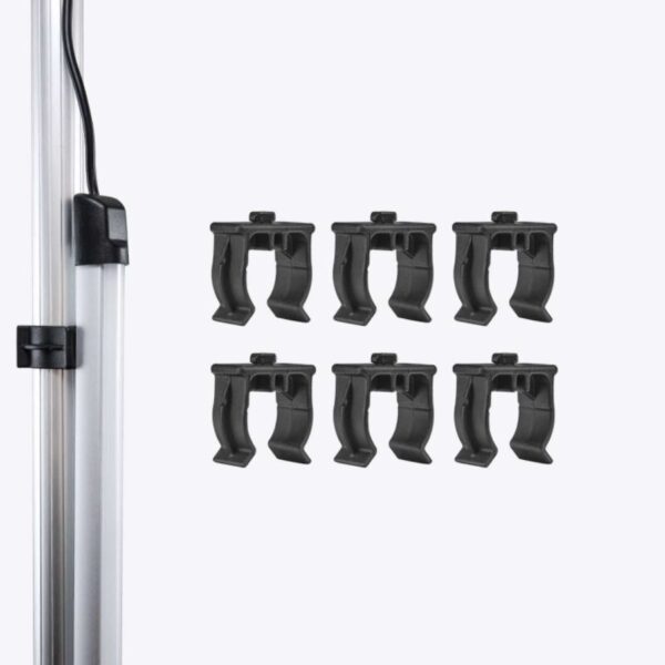 Hardkorr Light Bar Pole Clamps with Push-Button Dimmers (6 Pack)