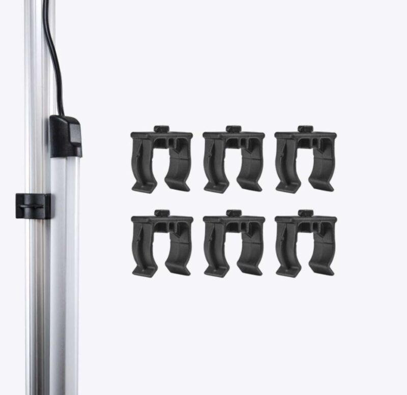 Hardkorr Light Bar Pole Clamps with Push-Button Dimmers (6 Pack)