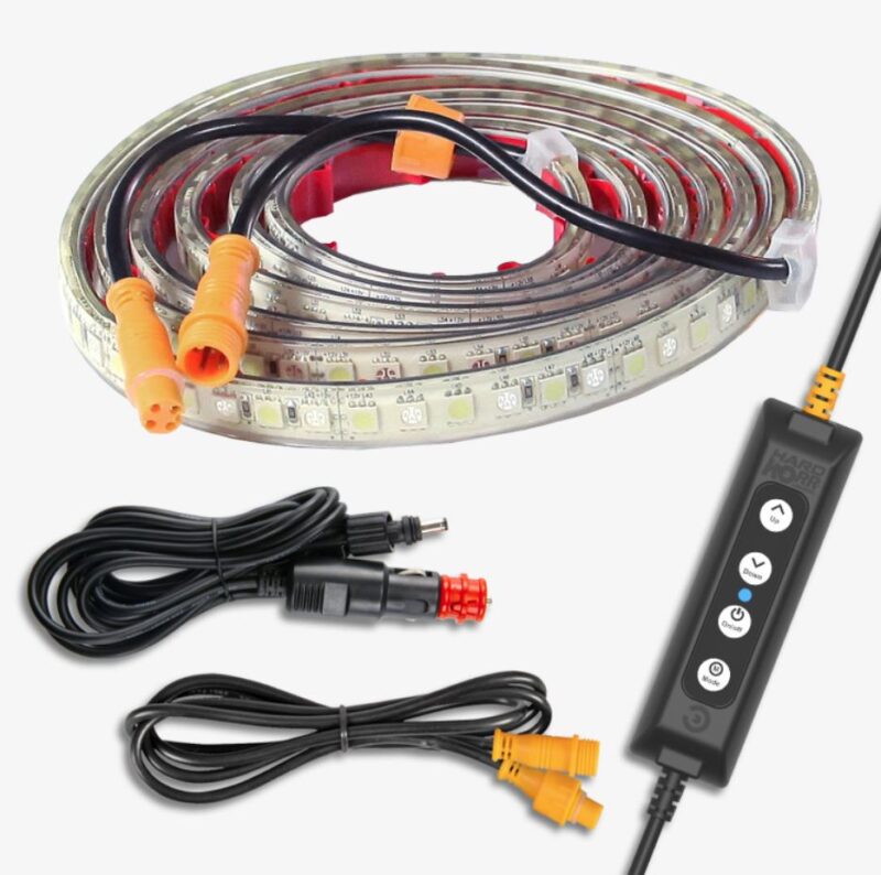 Hardkorr 1M Stick-On Tri-Colour Flexible LED Tape Light - Image 2