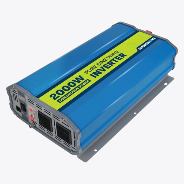 Hardkorr 2000W Pure Sine Wave 12V to 240V Inverter