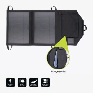 Hardkorr 15W Dual USB Solar Personal Device Charger