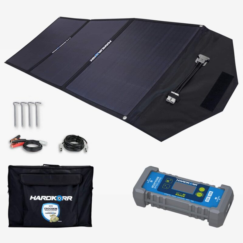 Hardkorr 150W Heavy Duty Portable Solar Mat with 15A Smart Solar Regulator - Image 2