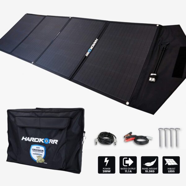 Hardkorr 200W Heavy Duty Portable Solar Mat with No Regulator