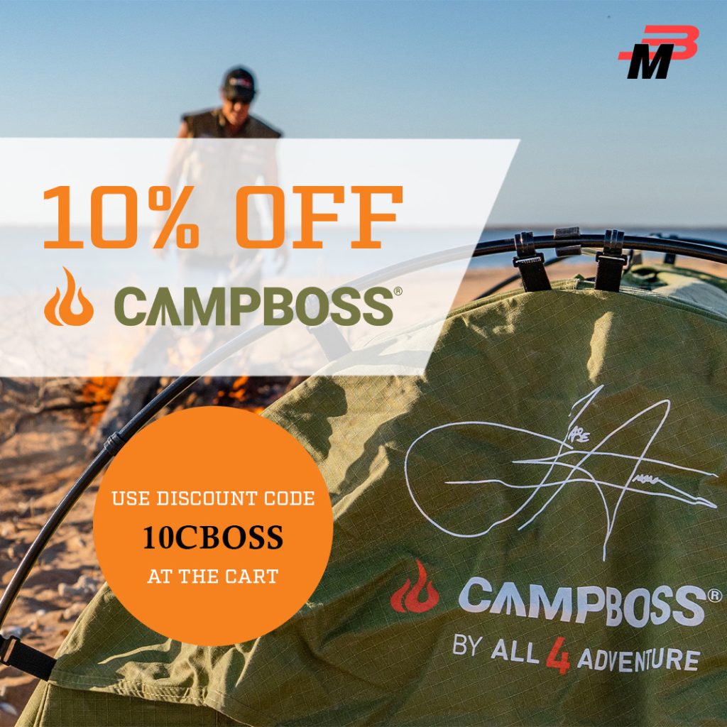 ENJOY 10% OFF ON ALL CAMPBOSS PRODUCTS IN STOCK AT BRISBANE MARINE!