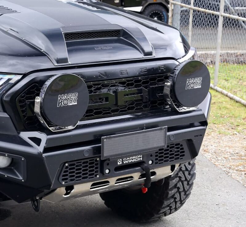 Hardkorr Covers for 7 Driving Lights (Black) Pair