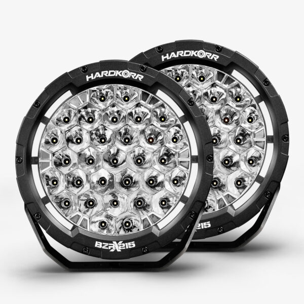 Hardkorr BZR-X Series 9 LED Driving Lights (Pair w/Harness)