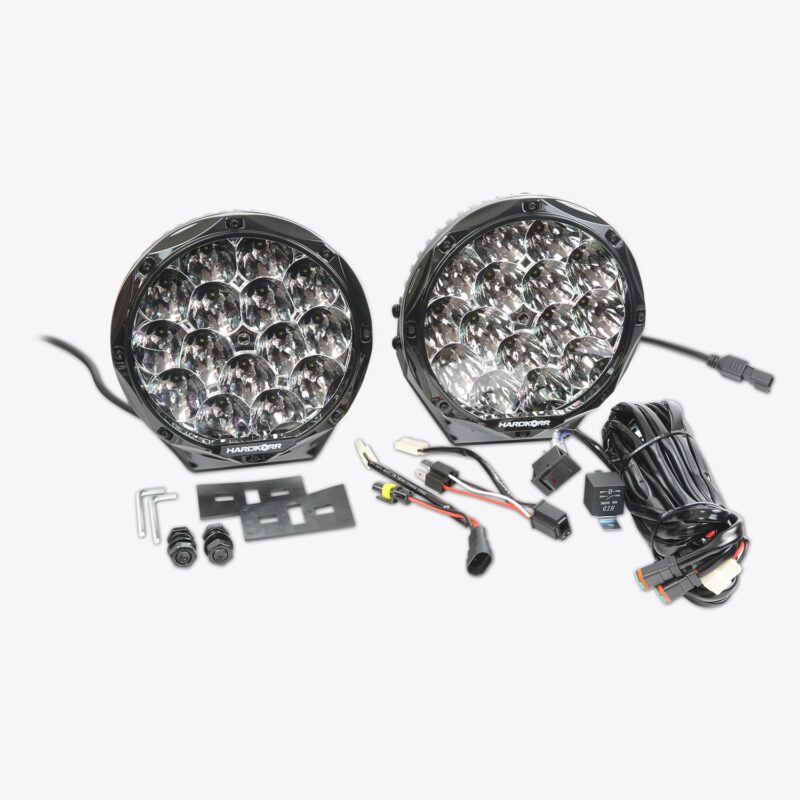 Hardkorr Lifestyle 8.5″ LED Driving Lights (Pair w/Harness) - Image 2