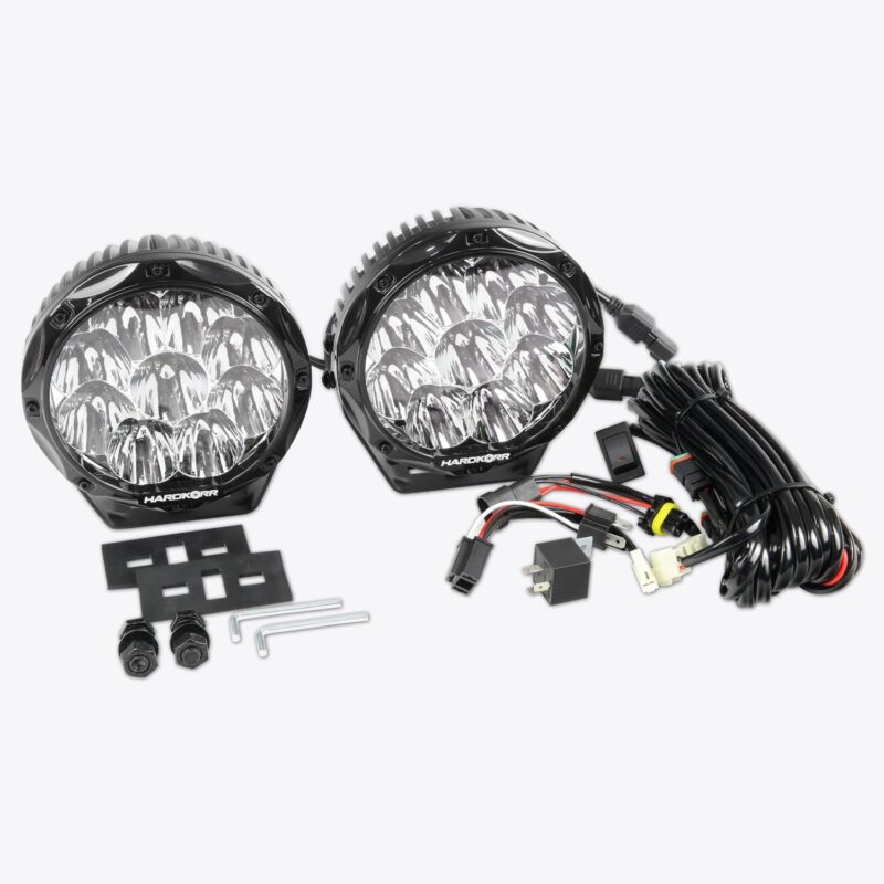 Hardkorr Lifestyle 7″ LED Driving Lights (Pair w/Harness) - Image 3