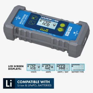 Hardkorr 30A Waterproof Lithium-Compatible PWM Smart Solar Regulator