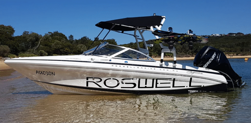Roswell Marine Aviator Soft Top Bimini - Image 2