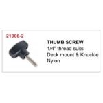 Oceansouth Thumb Screw For Knuckle & Deck Mount