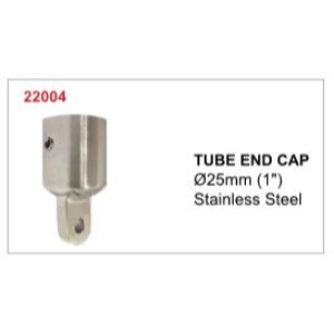 Oceansouth Tube End Cap Stainless Steel 25Mm