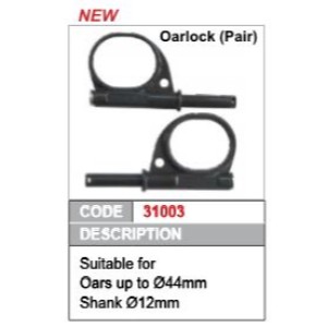 Oceansouth Oarlock Round 44Mm 12Mm Shaft (Pair)