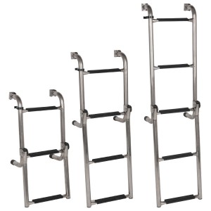 Oceansouth Long Base Stainless Steel Ladder