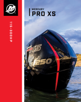 Mercury Pro XS FourStroke 115-300hp Specifications Brochure