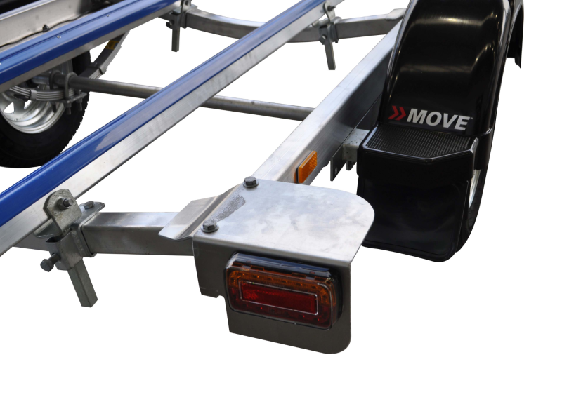 TAPWC650S13LSSLSC Unbraked Jet Ski Single Axle Trailer - Image 12