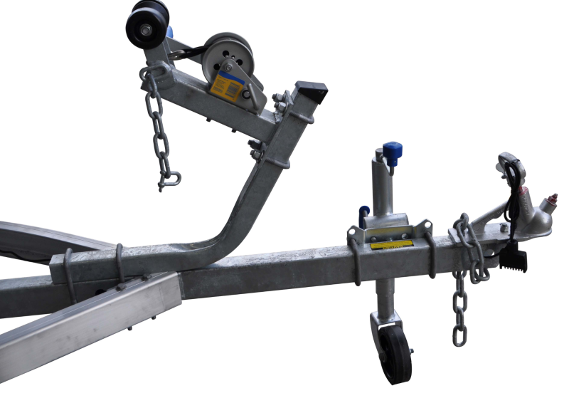 TAPWC650S13LSSLSC Unbraked Jet Ski Single Axle Trailer - Image 8
