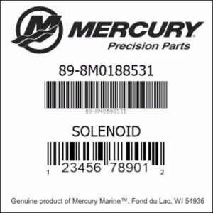 Mercury-Mercruiser 89-8M0188531 24v SOLENOID