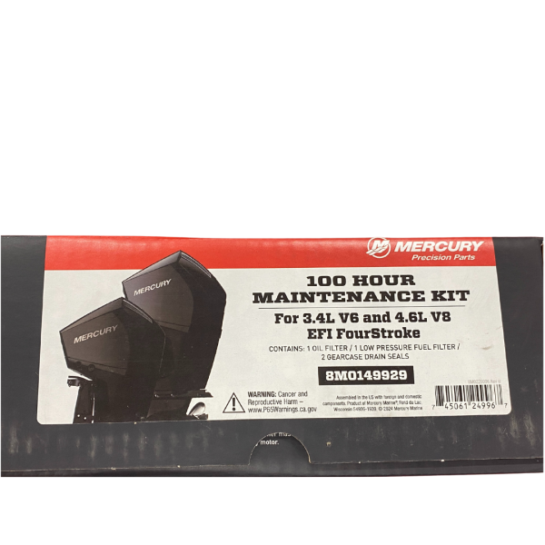 Mercury 100hr Service Kit - 175-300 HP V6 & V8 4 Stroke (8M0149929)