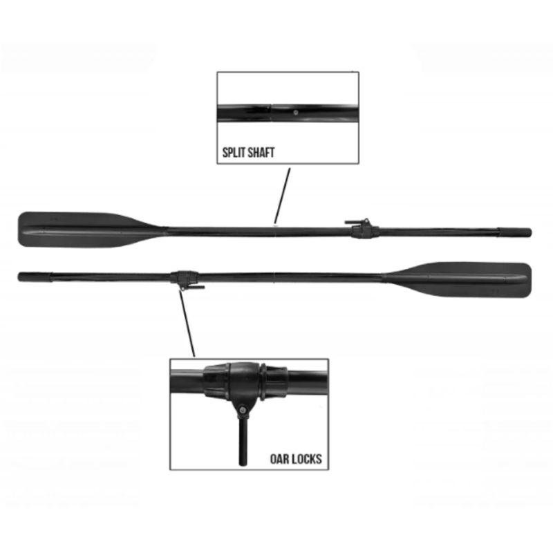 Oceansouth Flat Blade Oars (Split Shaft) - Image 3