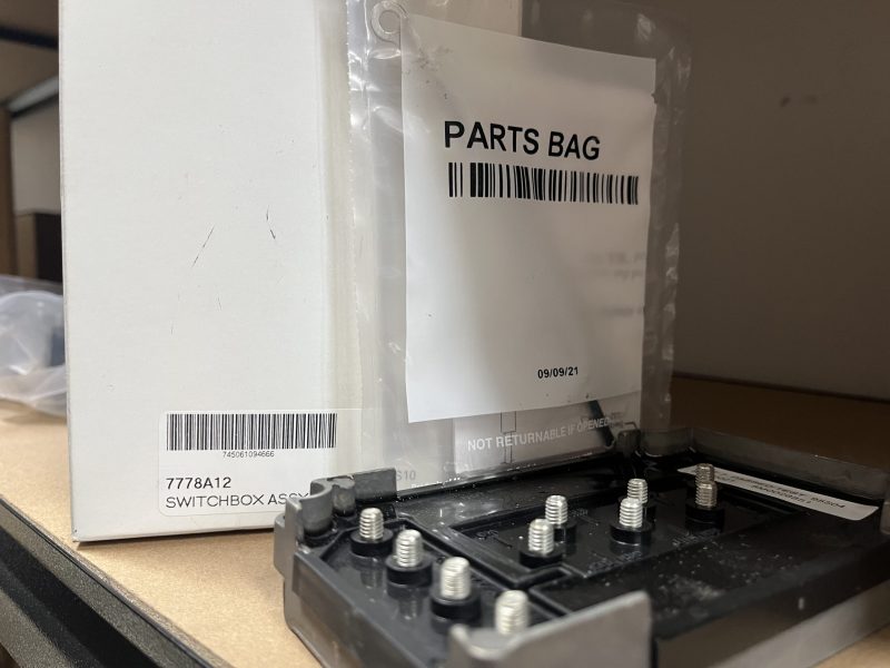 Mercury Switch Box Assembly