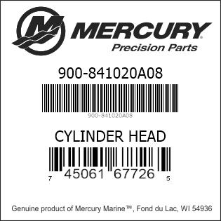 Mercury Racing 250 Pro Xs Port Cylinder Head